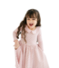 Good Apples Kids Vintage Rose Collared 3/4 Sleeve Twirl Dress