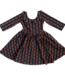 Good Apples Kids Navy Floral Collared 3/4 Sleeve Twirl Dress