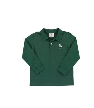 Cypress Row Green Signature Porter L/S Polo