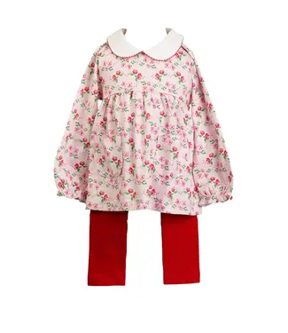 the proper peony Zinnia Blooms L/S Tunic Set