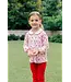 The Proper Peony Zinnia Blooms Long Sleeve Tunic Set