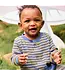Magnetic Me Waffle Green Stripe Boys Romper
