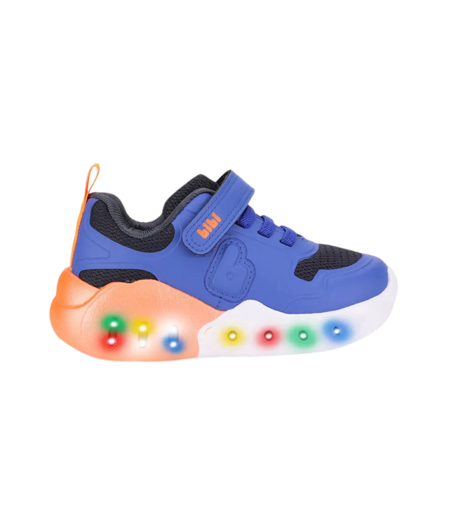 Bibi Kids Shoes Fun Light Navy/Atomic Light-Up Sneaker