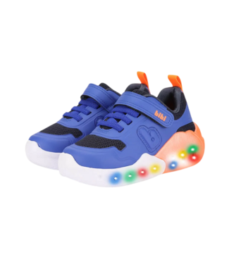 Bibi Shoes Fun Light Navy/Atomic Light-Up Sneaker