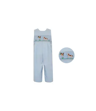 Anavini Light Blue Twill Hunting Dog Long Jon Jon