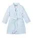 Light Blue Gingham Robe
