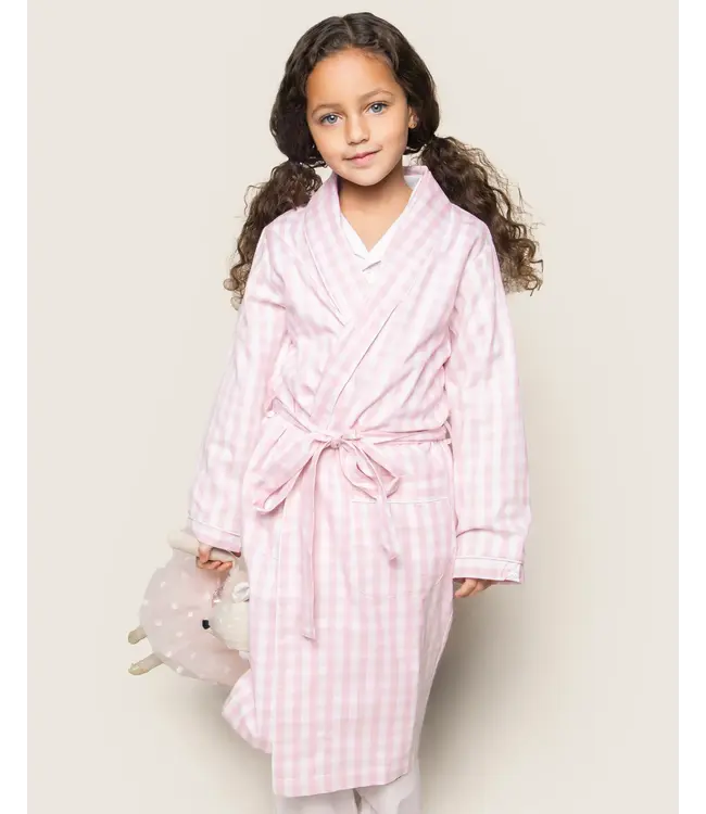 Pink Gingham Robe