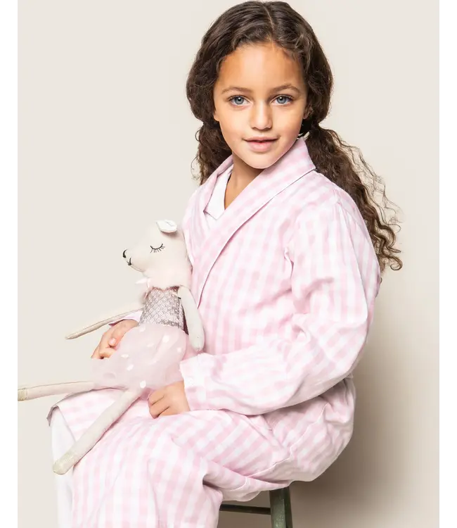 Pink Gingham Robe