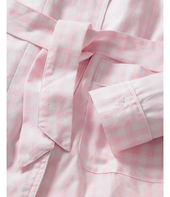 Pink Gingham Robe
