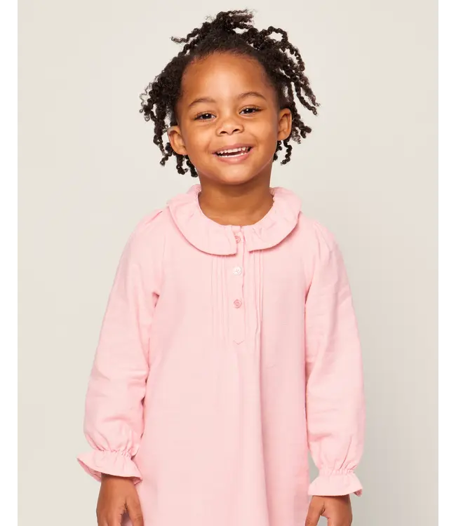 Pink Flannel Victoria Nightgown