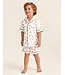 Teddy Goes To School Twill Pajama Short Set