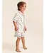 Teddy Goes To School Twill Pajama Short Set