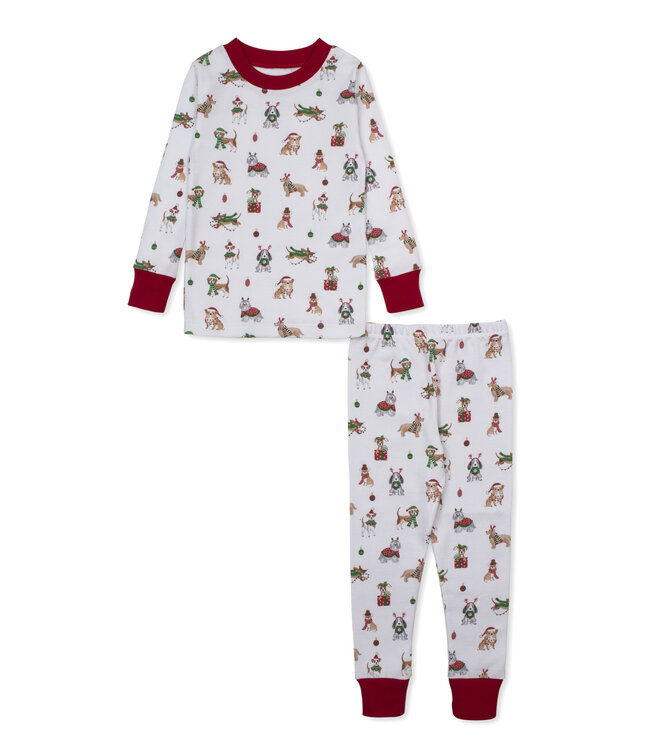 Santa's Merry Pups Pajama Set