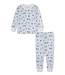 Blue Snow Slides PJ Set