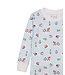 Blue Snow Slides PJ Set