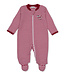 North Pole Reindeer Stripe Zip Footie