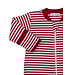 North Pole Reindeer Stripe Zip Footie