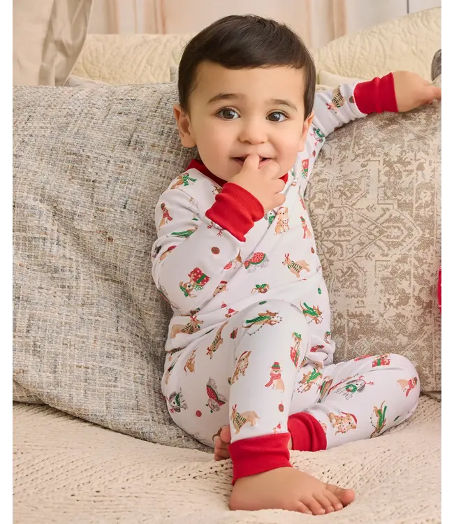 Santa's Merry Pups Pajama Set