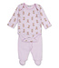 Pink Teddy Bear Club Bodysuit Footed Pant Set