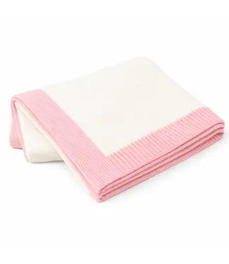 A Soft Idea Border Knit Blanket