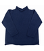 A Soft Idea Navy Jersey Rollneck Sweater
