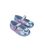Metallic Blue Mini Melissa Soft Ballerina Princess Baby Flat