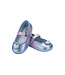 Metallic Blue Mini Melissa Soft Ballerina Princess Baby Flat