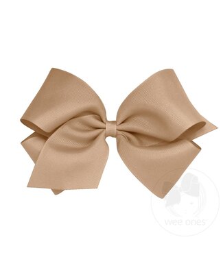 Wee Ones King Bow - Oatmeal (OAT)