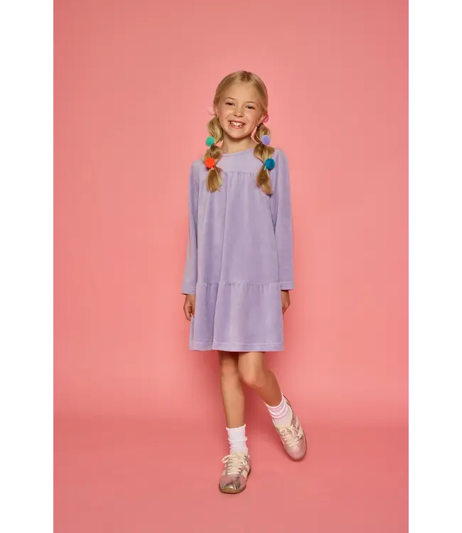 Lavender Velour Lisle Dress