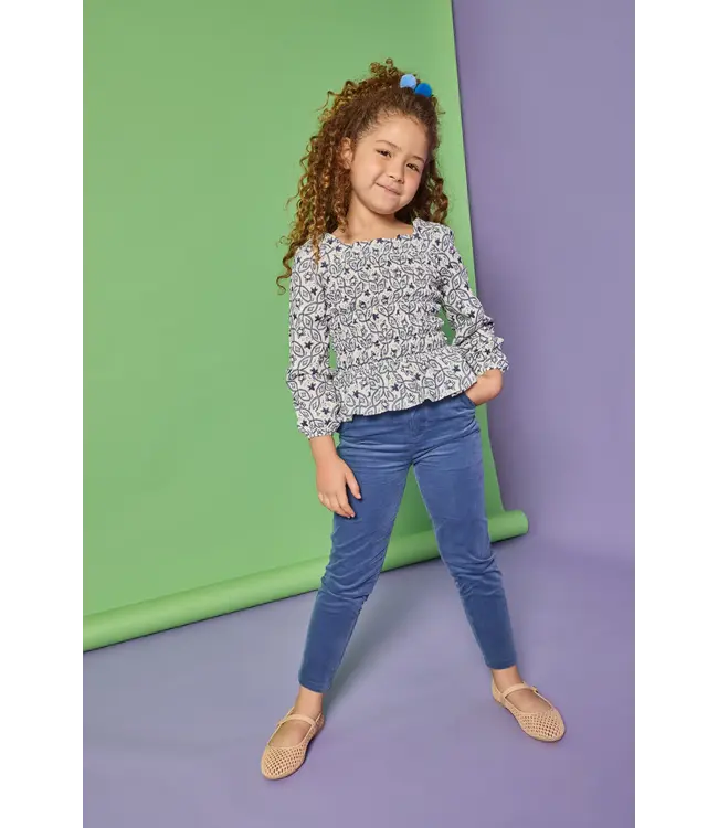 Navy Corduroy Twiggy Cords
