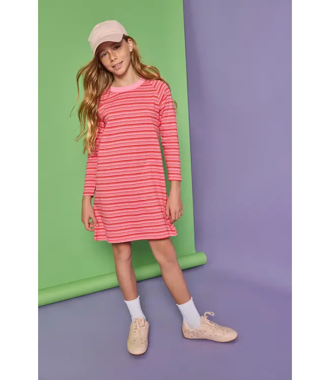 Cambridge Stripe L/S T-Shirt Dress