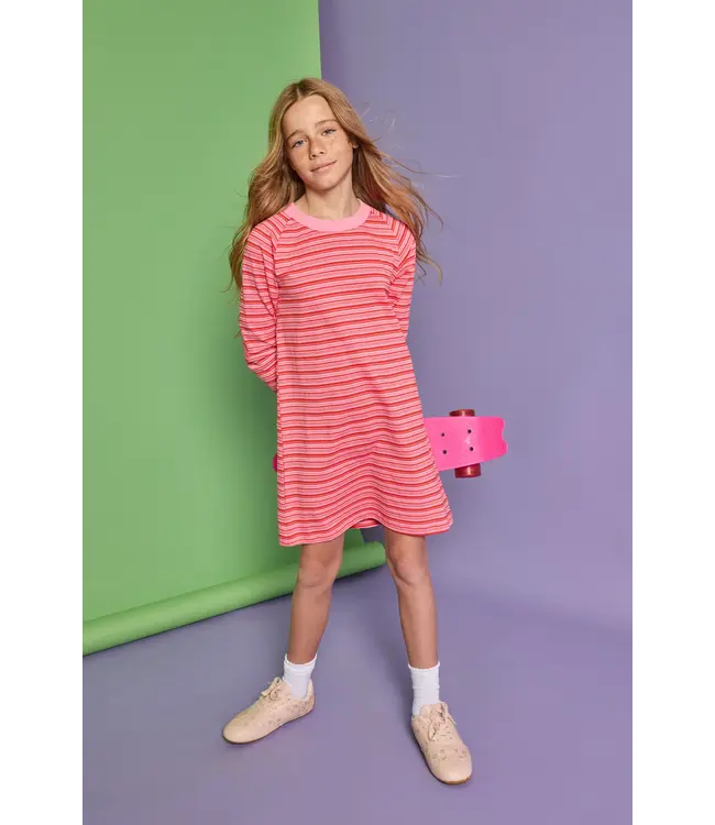 Cambridge Stripe L/S T-Shirt Dress
