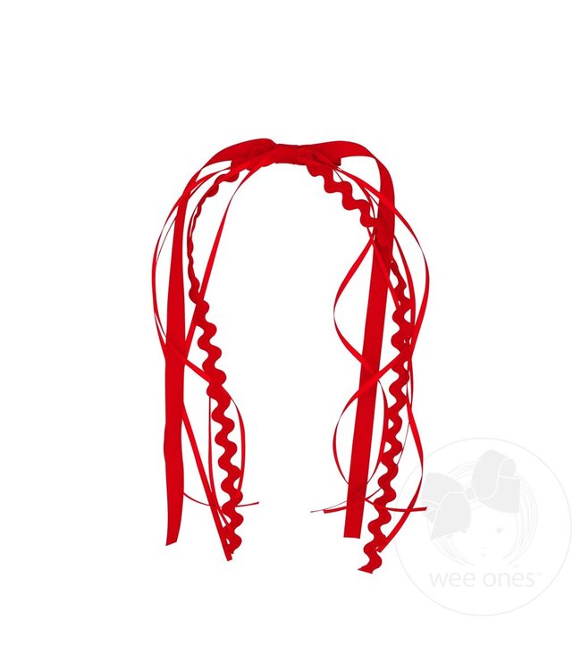 Wee Ones Grosgrain and Ric-Rac Streamer Hair Clip