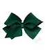 Wee Ones Small King Scallop Edge Faux Velvet Overlay Hair Bow