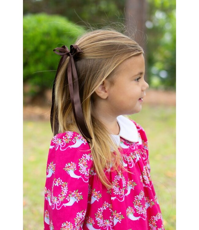 Wee Ones Mini Satin Double Loop Streamer Bow