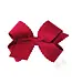 Medium Scalloped Edge Velvet Overlay Bow