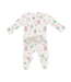 Sugar Plum Fairies - 2 Way Ruffle Back Zipper Footie