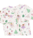 Sugar Plum Fairies - 2 Way Ruffle Back Zipper Footie
