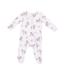 I Love Horses - 2 Way Ruffle Back Zipper Footie