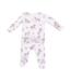I Love Horses - 2 Way Ruffle Back Zipper Footie