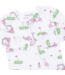 Golf Carts Pink - 2 Way Ruffle Back Zipper Footie