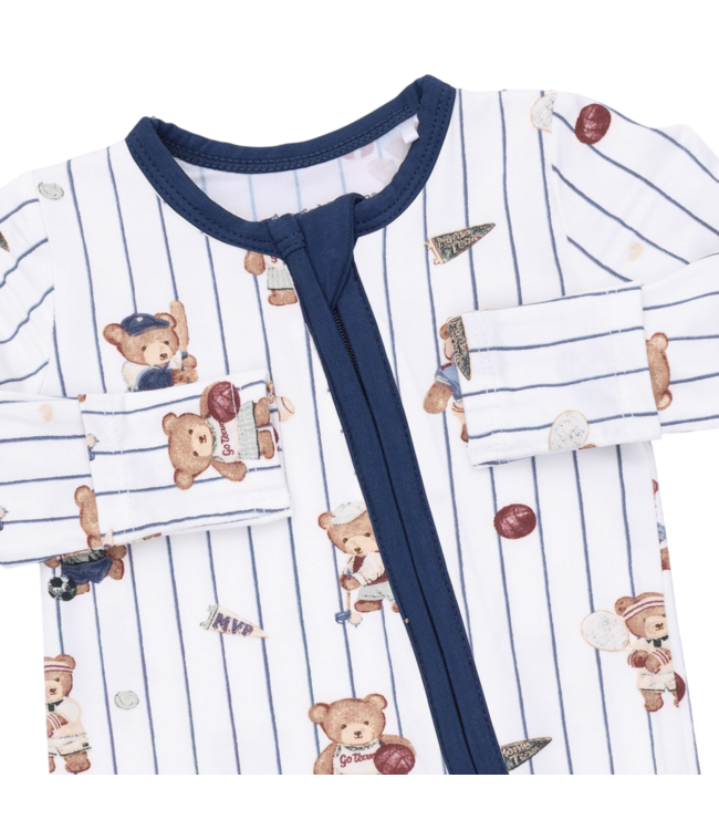Mixed Sports Bears - 2 Way Zipper Footie