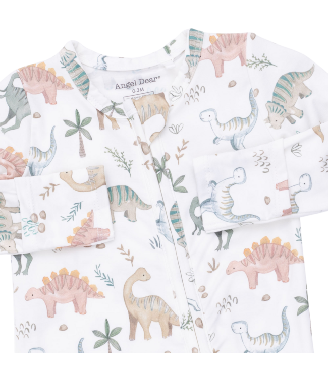 Sweet Baby Dinos - 2 Way Zipper Footie