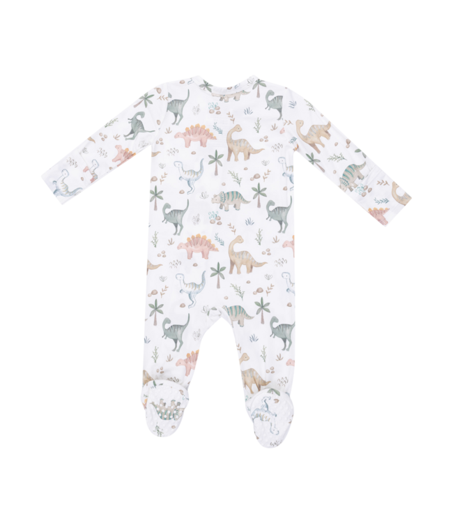 Sweet Baby Dinos - 2 Way Zipper Footie