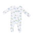 Golf Carts Blue - 2 Way Zipper Footie