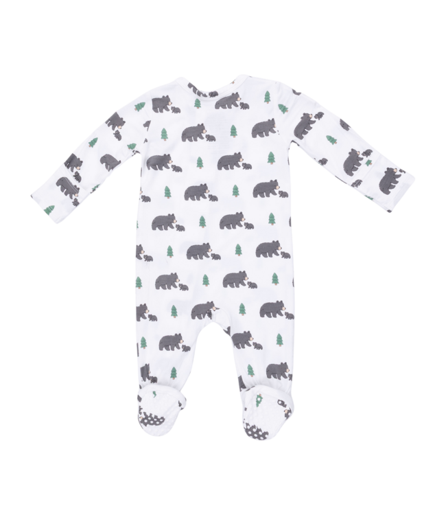 Black Bears - 2 Way Zipper Footie