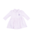 Cheer Pink Micro Stripe - Long Sleeve Tennis Bodysuit Dress