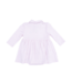 Cheer Pink Micro Stripe - Long Sleeve Tennis Bodysuit Dress