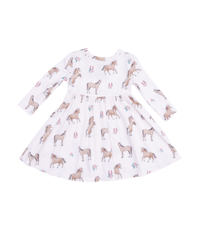 I Love Horses - Twirly Long Sleeve Dress