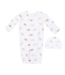Angel Dear Puppy Snuggle Club - Convertible Gown and Beanie Hat Set